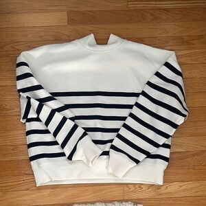Calia White and Black Sweatshirt